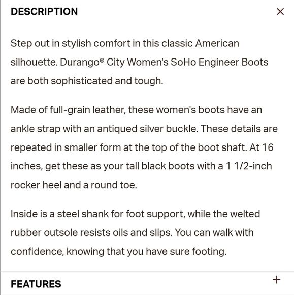 Durango City Womens Soho Engineer Boots - Picture 3 of 10